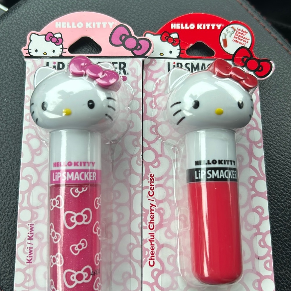 2 NWT HELLO KITTY LIP SMACKER.